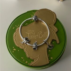 Pandora Tinkerbell Bracelet and Case